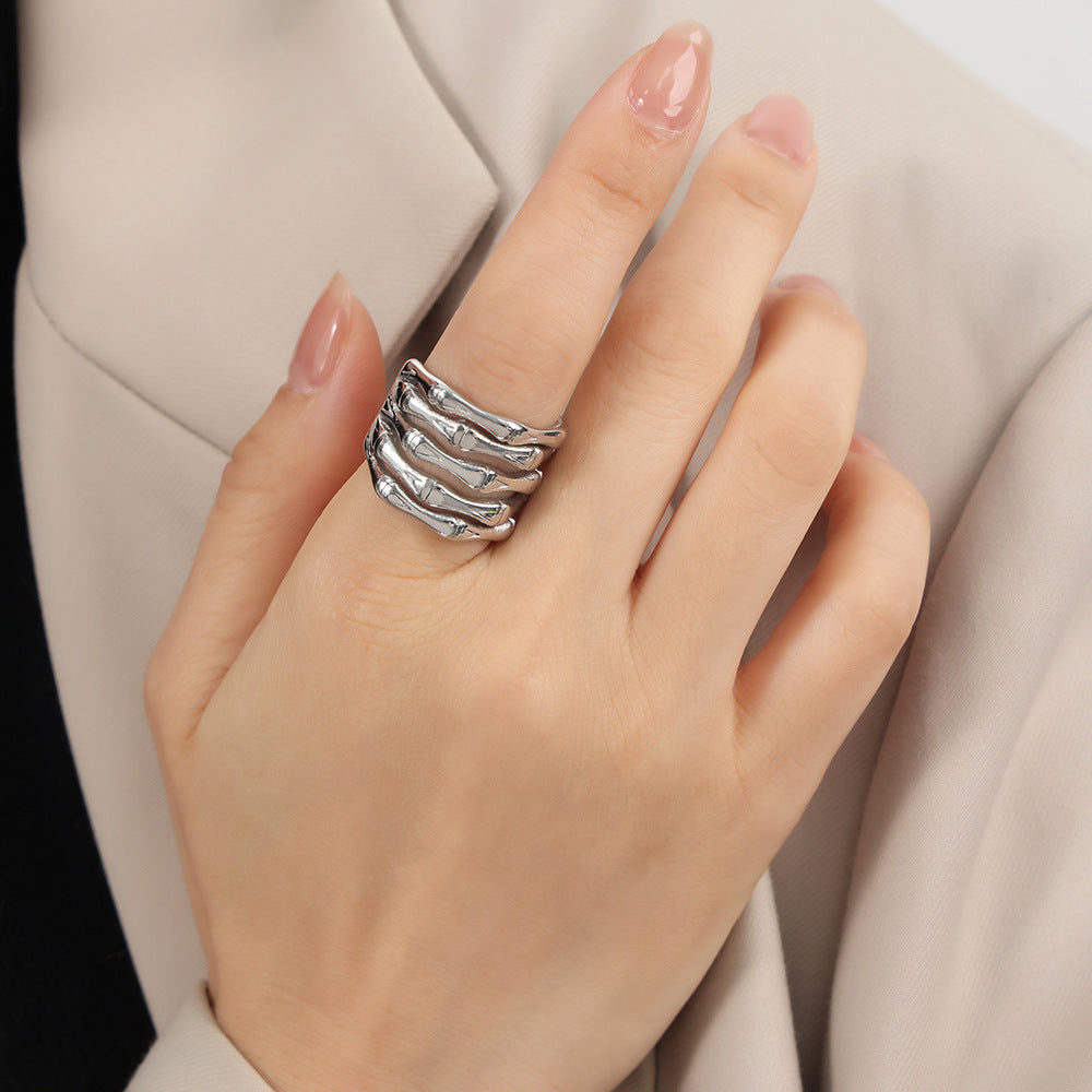 Titanium Steel Multi-Layered Ring